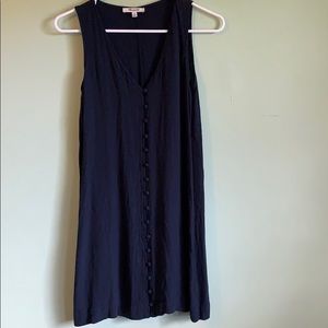 Madewell button up shift mini dress